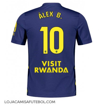 Camisa de Futebol Atletico Madrid Alex Baena #10 Equipamento Secundário 2025-26 Manga Curta Camisa de Futebol Atletico Madrid Alex Baena #10 Equipamento Secundário 2025-26 Manga Curta